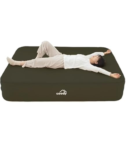 coody エアベッド　AIRBLOCK エアブロックダブル　オリーブグリーン Amazon.co.jp: coody エアベッド AIR BLOCK (オリーブグリーン